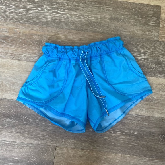 Lululemon Work It Out Short Beach Blanket Blue Size 4 - Picture 2 of 7